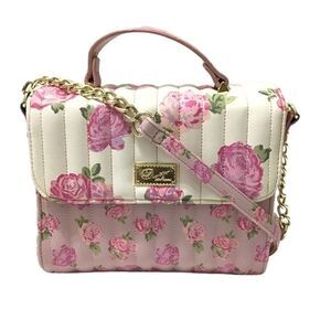 Luv Betsey By Betsey Johnson Pink Top Handle Satchel Crossbody Bag
